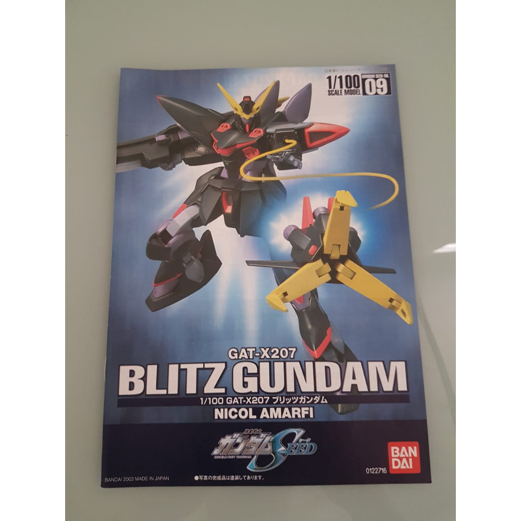 Blitz Gundam NG 1/100