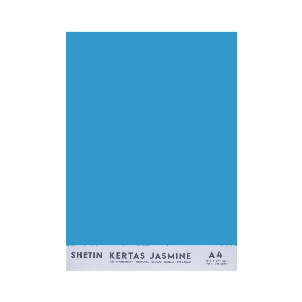 

Shetin Kertas Jasmine A4 Biru Walet / Blue Walet 200 Gsm Paper Flower Undangan Bunga Kertas