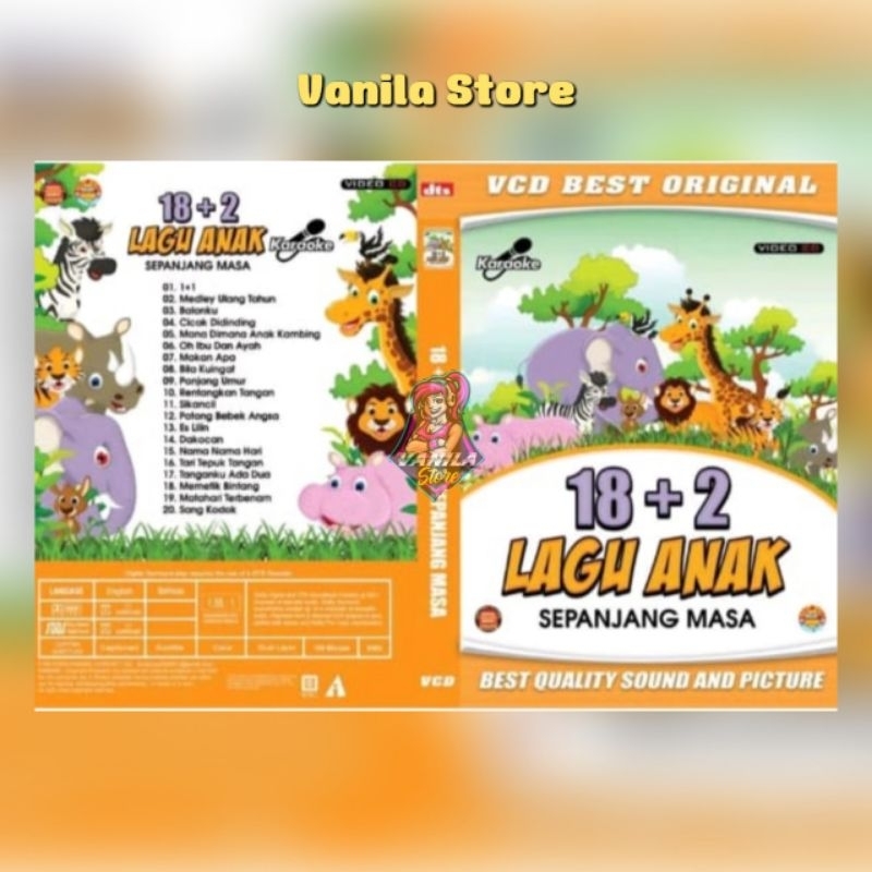 Kaset Video Musik Lagu Anak Anak Sepanjang Masa 18 + 2