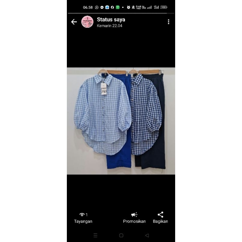 setelan zara