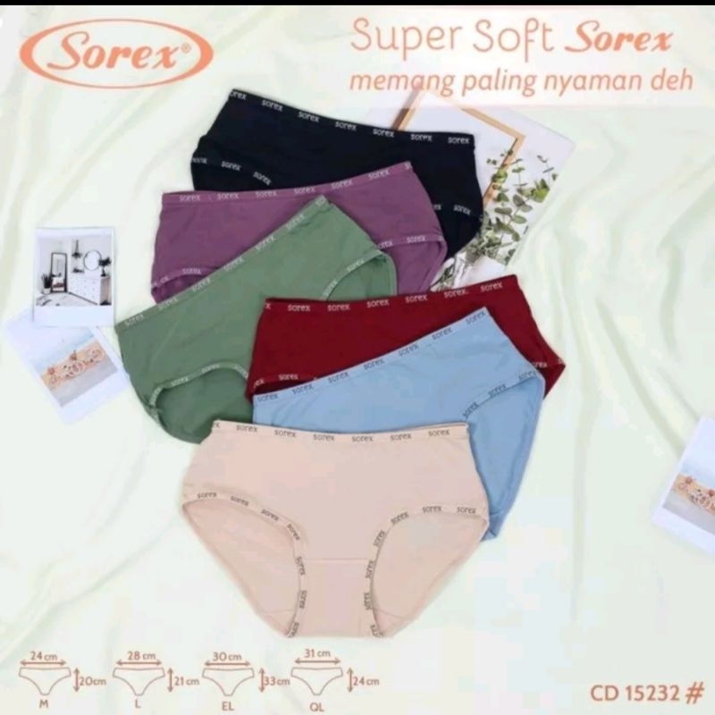 CELANA DALAM WANITA SOREX 15232 l CD SOREX