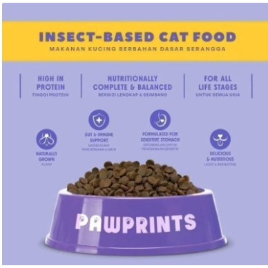 PAWPRINTS CATFOOD 400gr &amp; 1,5kg