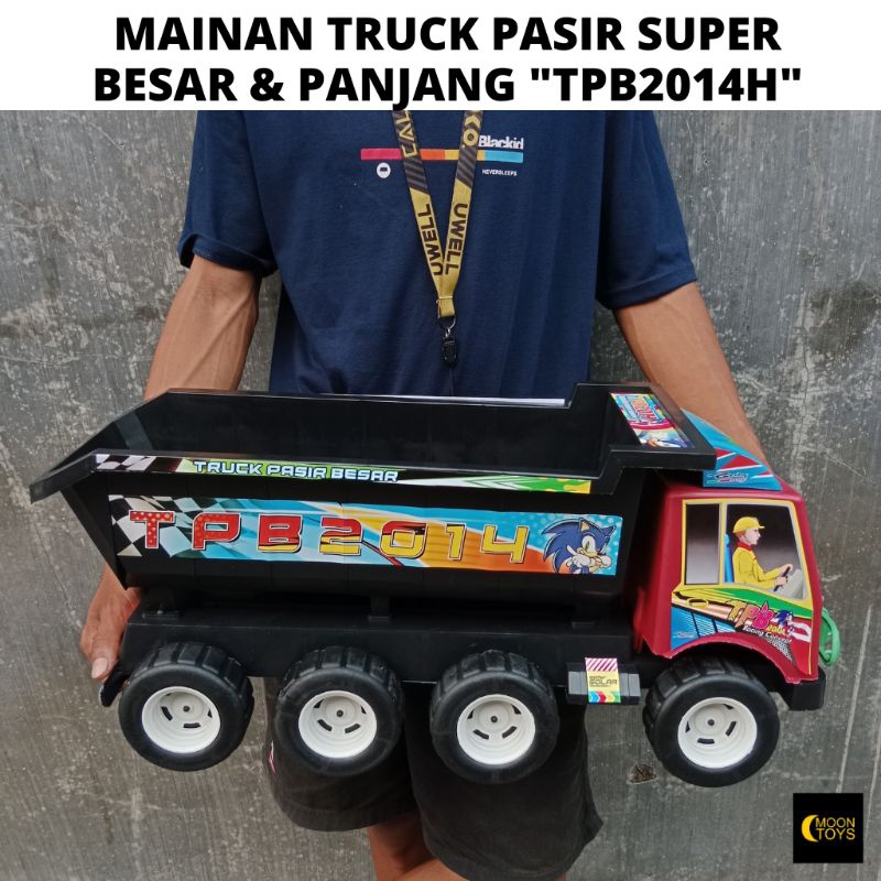 MAINAN TRUCK PASIR SUPER BESAR & PANJANG "TPB2014H" - MAINAN KENDARAAN ANAK (TRUCK GEDHE DOWO)