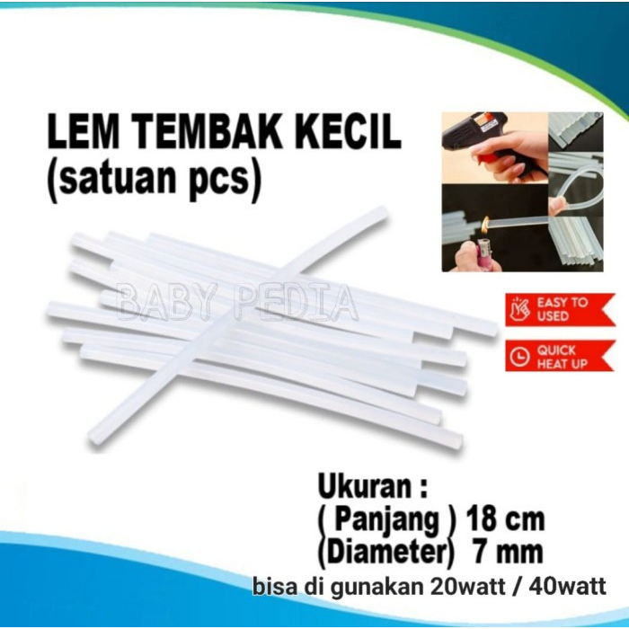 

BabyPedia Glue stick / isi lem tembak lem bakar lilin melt glue panjang 18cm