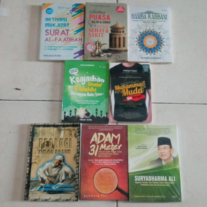 OBRAL BUKU MURAH ORIGINAL / BACAAN AGAMA / ISLAM / HAMBA RABBANI / MUHAMMAD MUDA GUE BANGET / KEAJAI