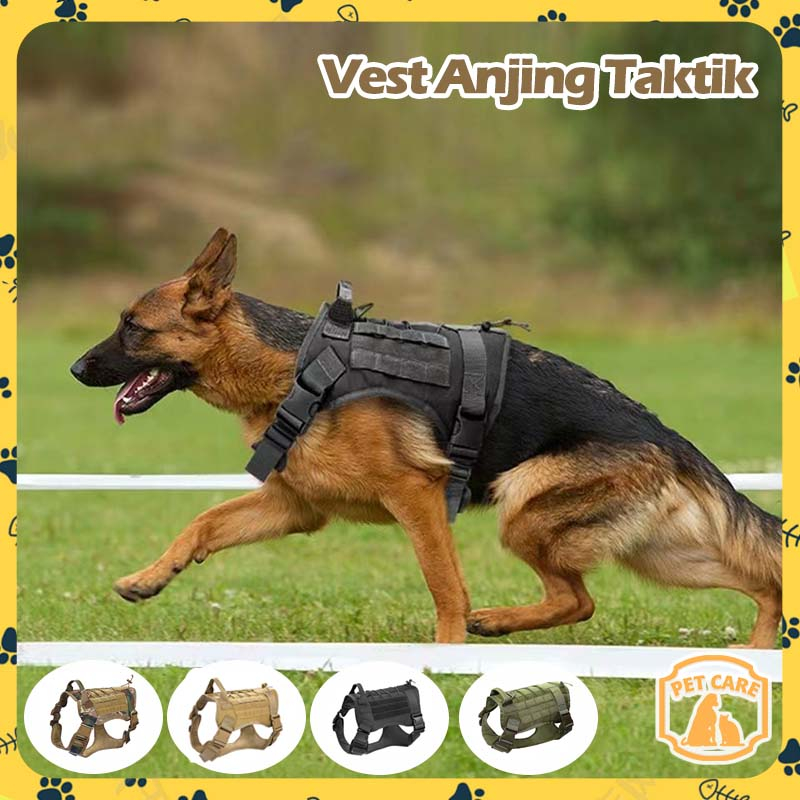 

23bagusmenshop - Rompi Anjing Besar Training Harness Nilon Breathable Soft Pet Vest Premium