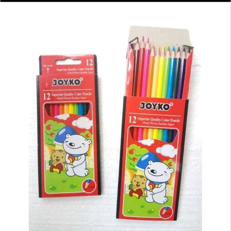 

PENSIL WARNA JOYKO ISI 12 PANJANG