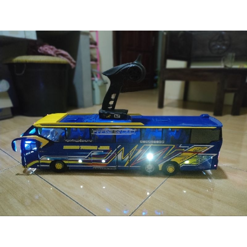 miniatur bus rc remot control TELOELET basuri full lampu stj draka