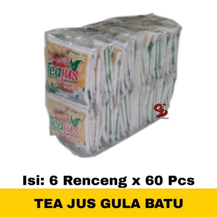 

TEA JUS GULA BATU 6 RENCENG (60bks)