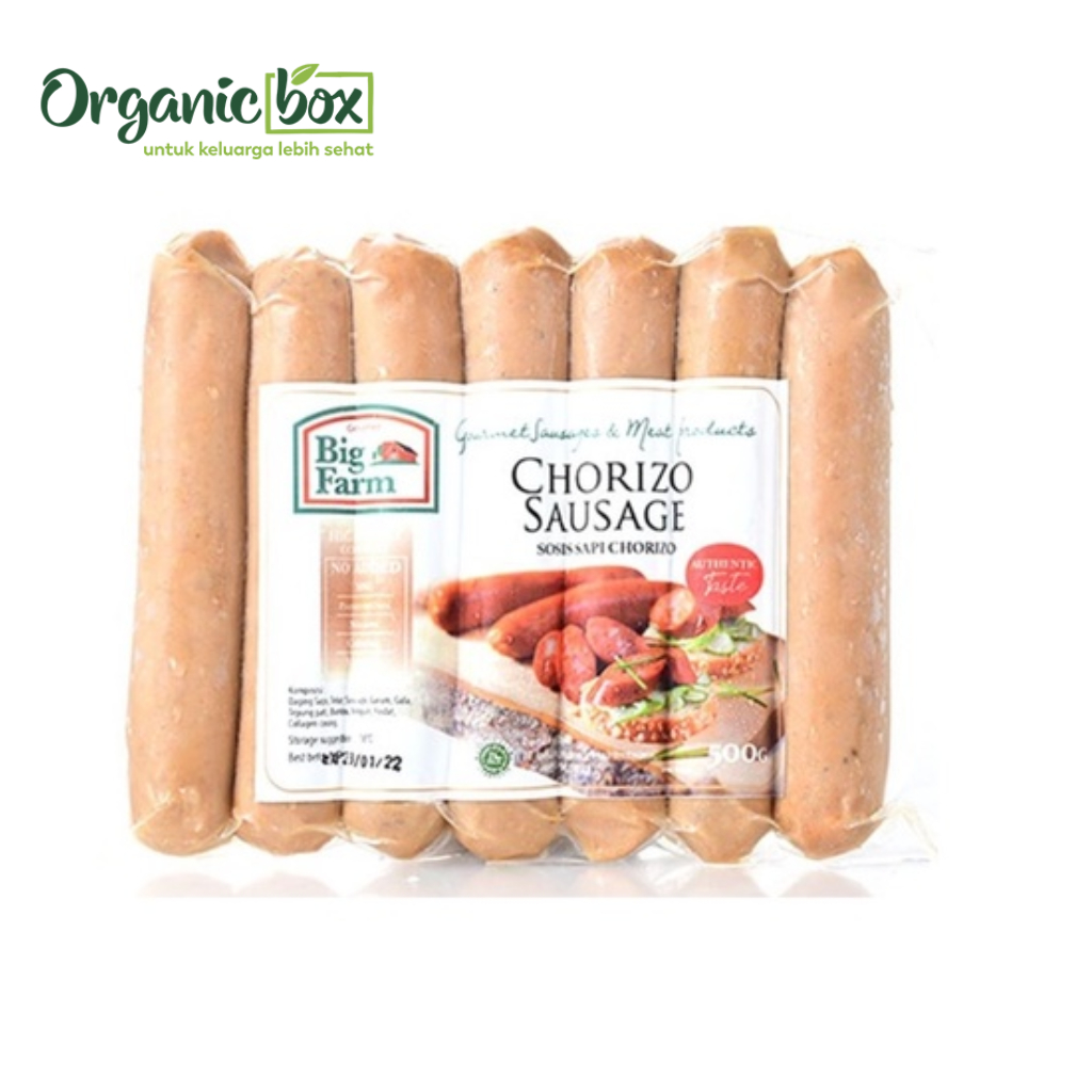 

BIG FARM CHORIZO SAUSAGE 500GR