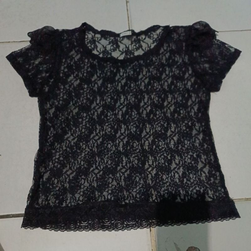 Preloved Atasan Brukat/Renda