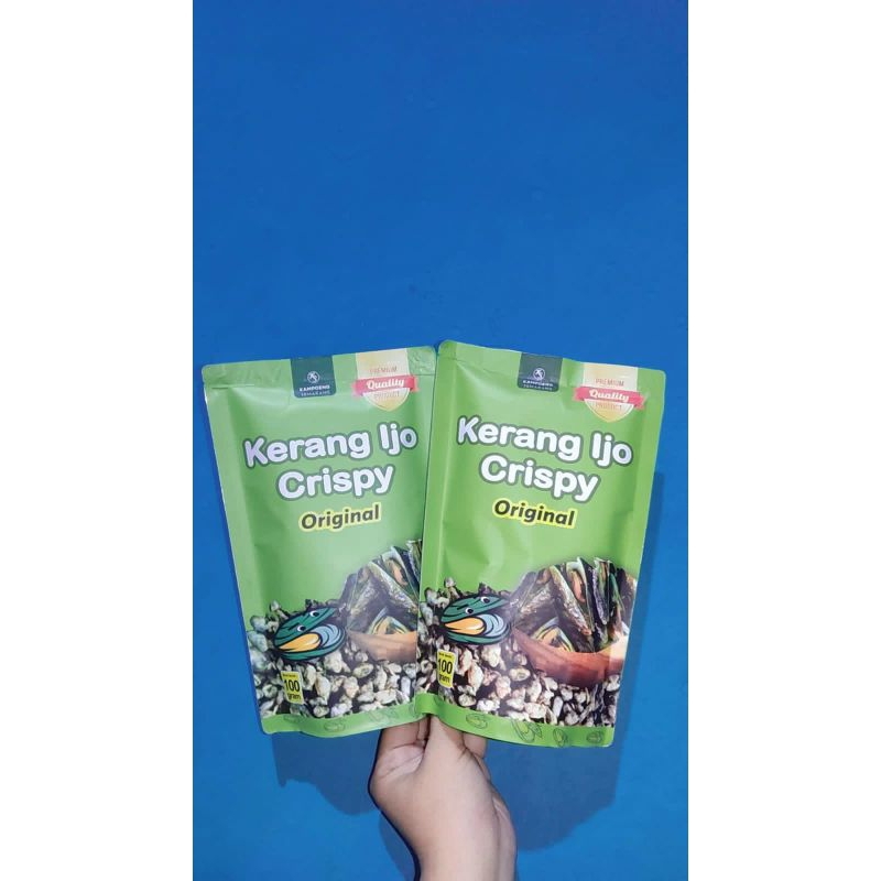 

keripik kerang ijo crispy