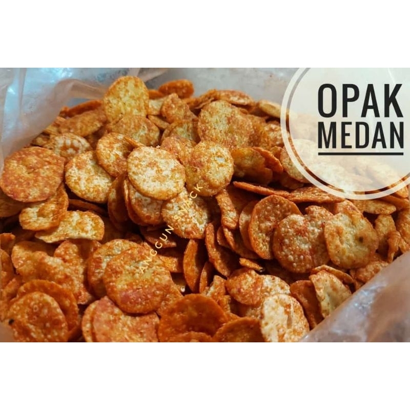 

opak medan/ opak koji/cemilan pedas / cemilan hits