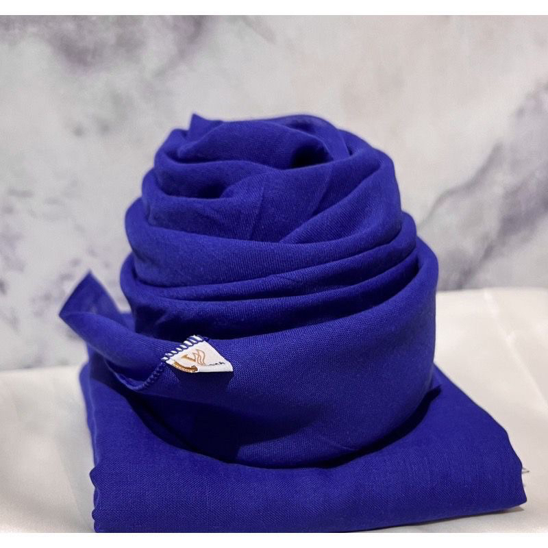 PARIS JADUL BIRU ELEKTRIK || HIJAB SEGIEMPAT PARIS JADUL BIRU BCA || PARIS JADUL || HIJAB BIRU BCA |