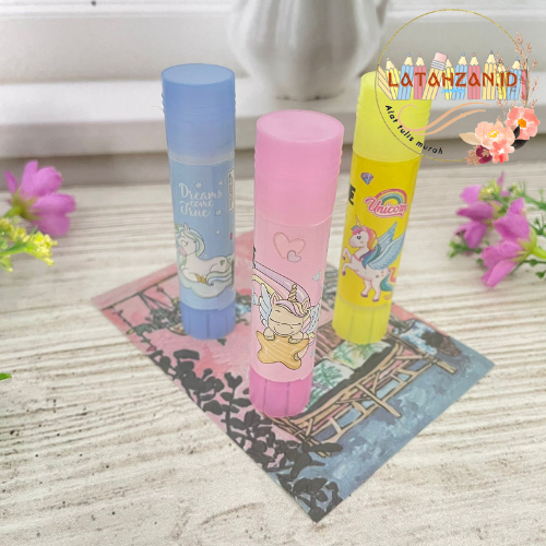 

Glue Stick Gambar Unicorn Pastel Perlengkapan Kantor Lem Kertas Stark 10gr Bisa COD