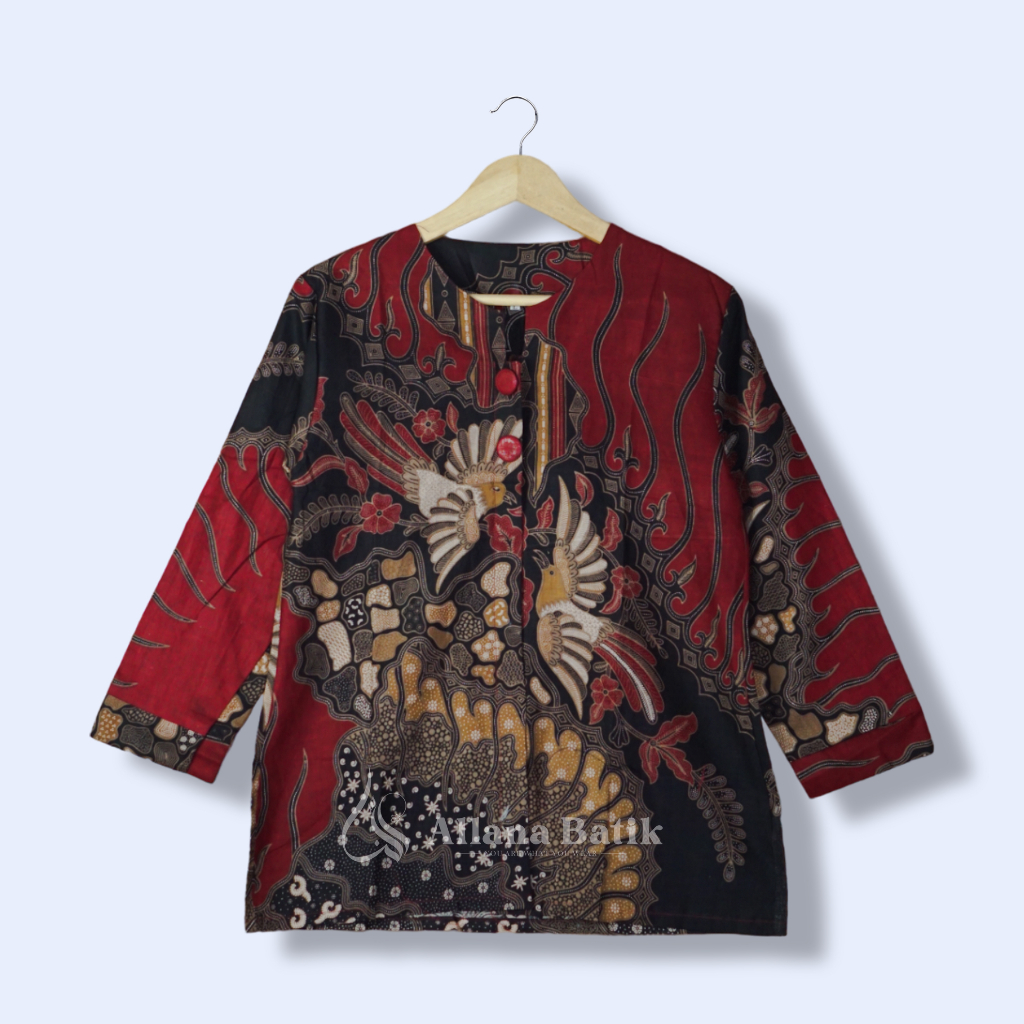 [PROMO] BAJU BATIK WANITA MODERN | BAJU BATIK KANTOR WANITA | Baju Batik Wanita Lengan Panjang | Ata