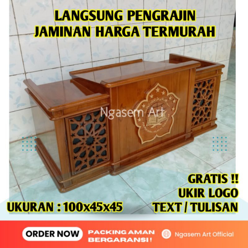 Meja Ngaji Mimbar Majelis Podium Duduk Ceramah Ustadz
