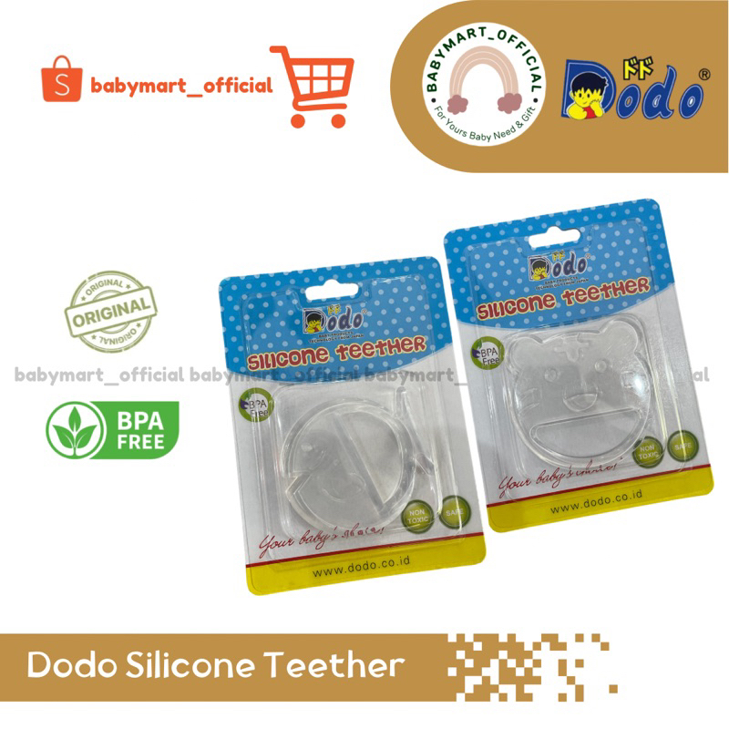 Dodo Silicone Teether/Gigitan Bayi Silikon