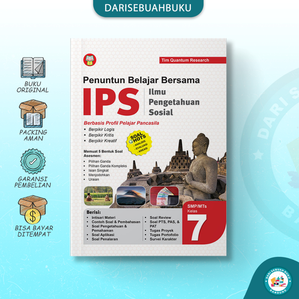 Buku PENUNTUN BELAJAR - IPS SMP/MTs Kelas 7 - Kurikulum MERDEKA - Buku Pelajaran SMP