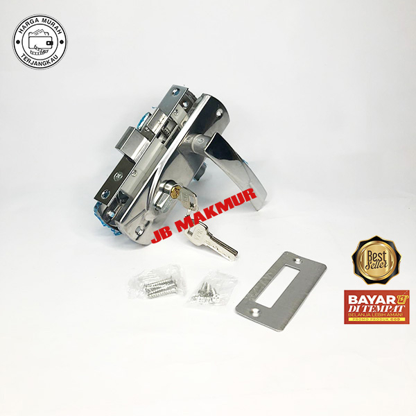 Handle Kunci Pintu Rumah Kecil Set Lidah Kotak / Gagang Pintu Rumah Kecil Kotak / kunci pintu kecil 