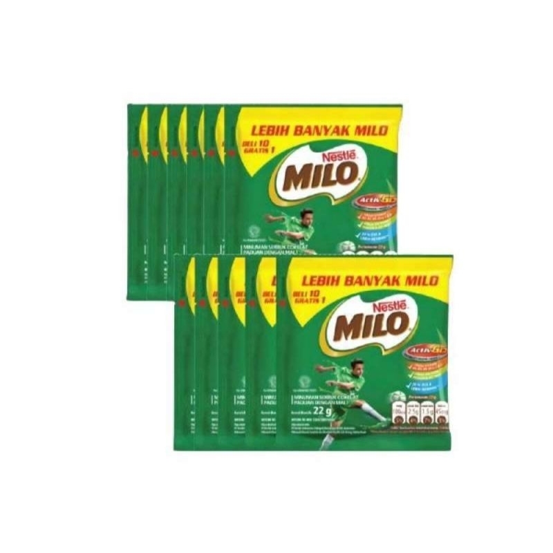 

SUSU MILO SACHET 22 GRAM 1 RENCENG