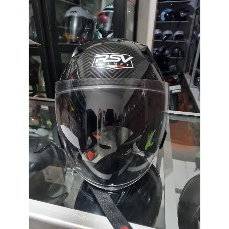 Helm RSV SV300 Carbon bekas pakai