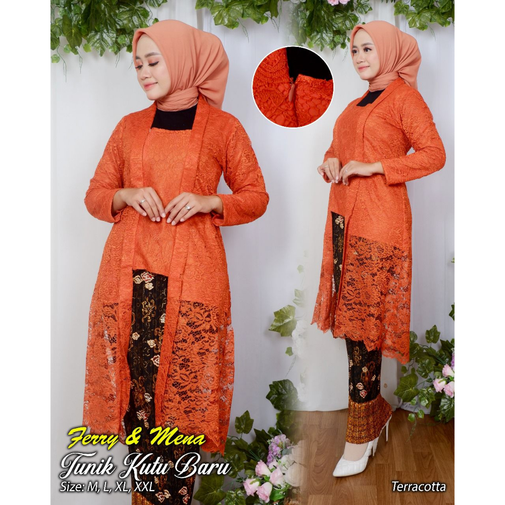 Kebaya Kutu Baru by rasaqi / Kebaya Tunik / Tunik Brokat / Kebaya Modern / Kebaya tile / Kebaya Favo