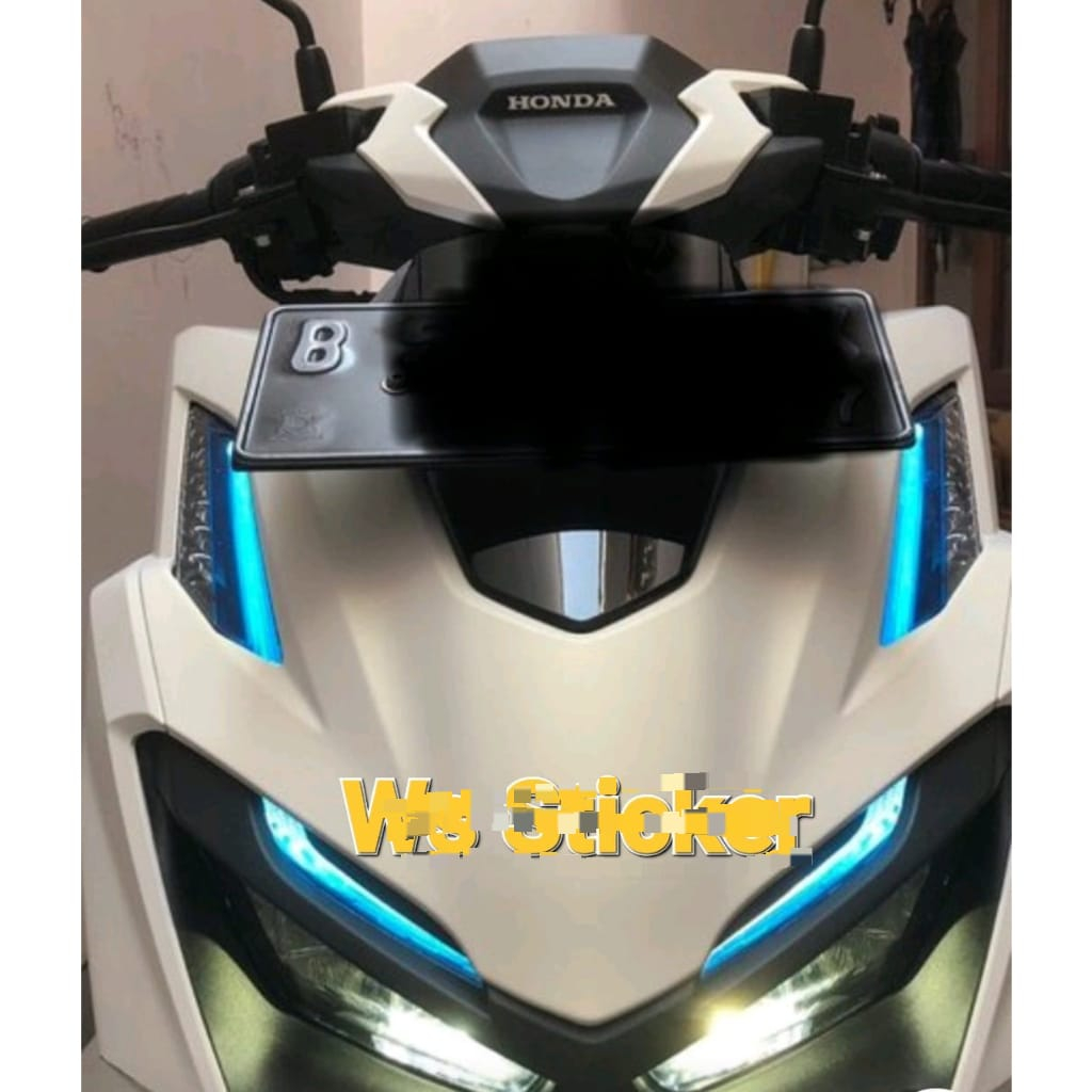 Stiker Lampu depan Vario 160 Blue Untuk Lampu alis vario 160 Stiker alis vario 160 warna biru