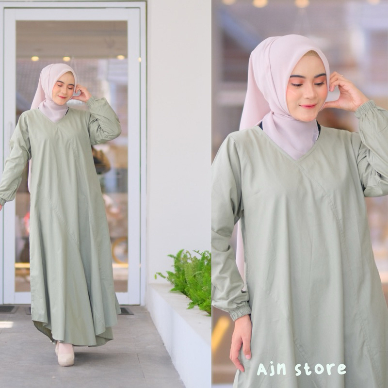 Gamis Katun Twill polos Gamis Polos twill by groselo CODE 010 Gamis katun twill polos premium