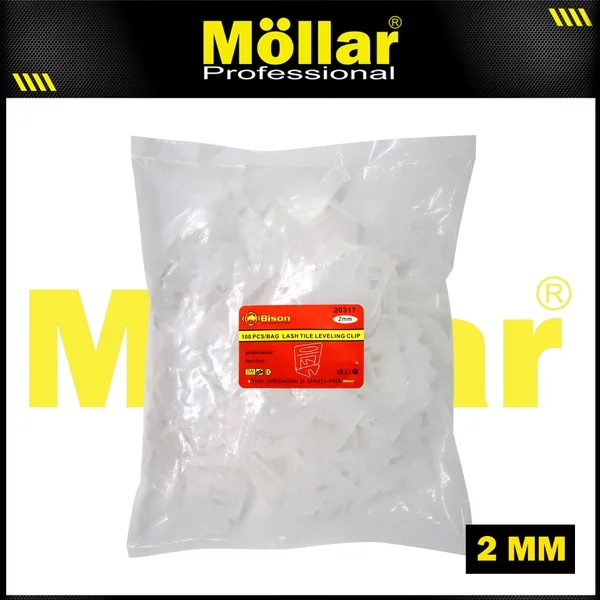 BISON CLIP ALAT PERATA KERAMIK NAT SPACER LASH TILE LEVELING