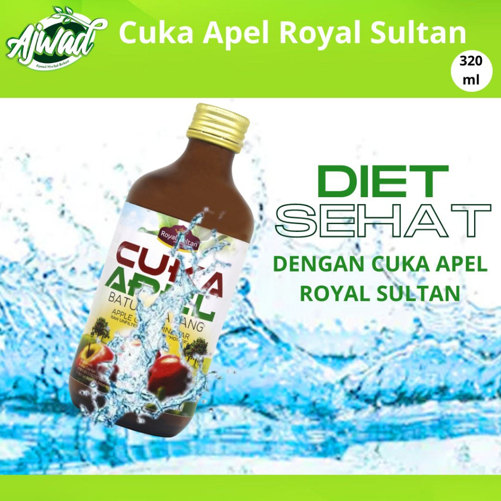 

Cuka Apel 320ml Royal Sultan Bantu Turunkan Gula Darah | Diabetes