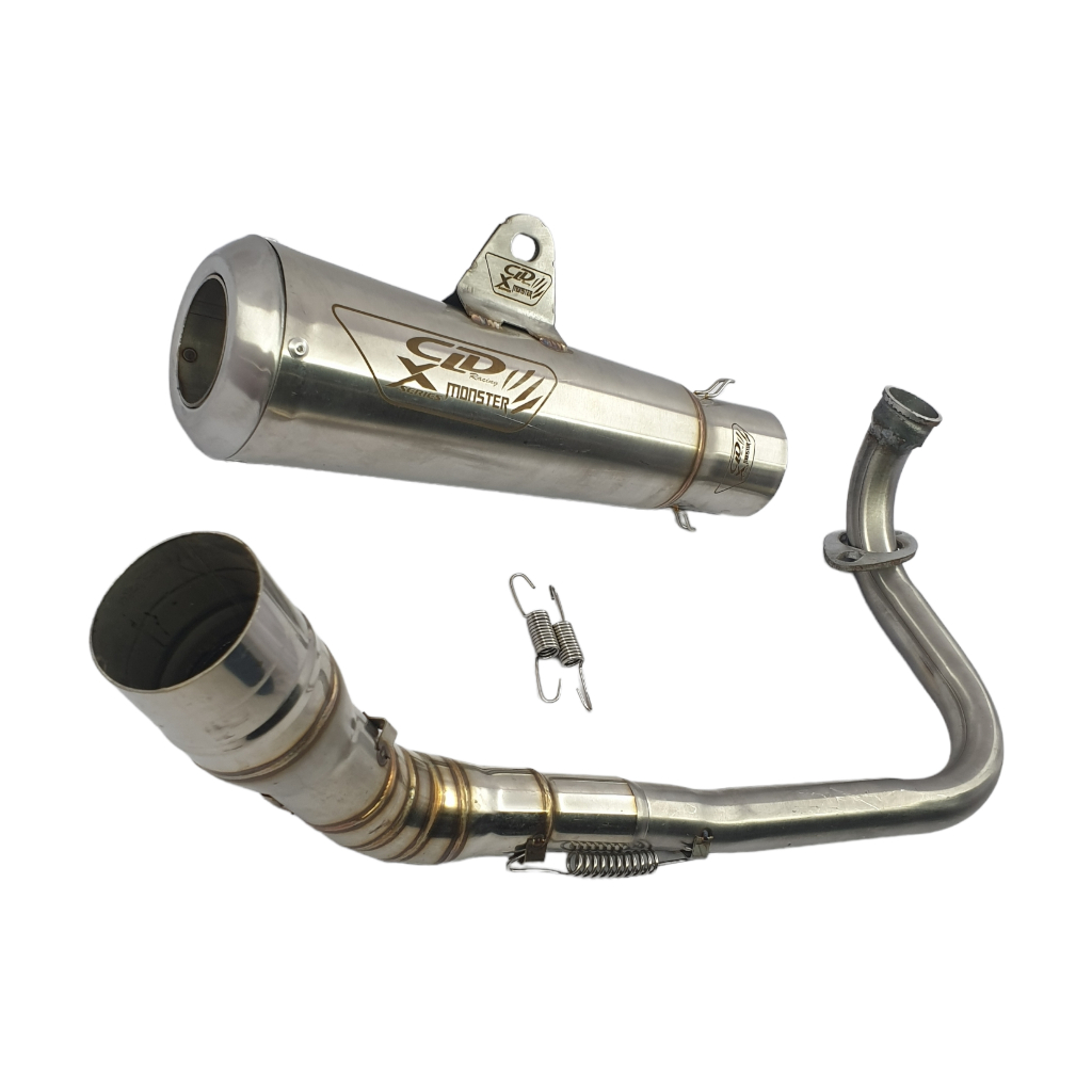 Knalpot Cld Monster Beat Karbu Vario 125 150 Led Mio Sporty Cld X Monster Laser Mio j Smile Gt115 Sc