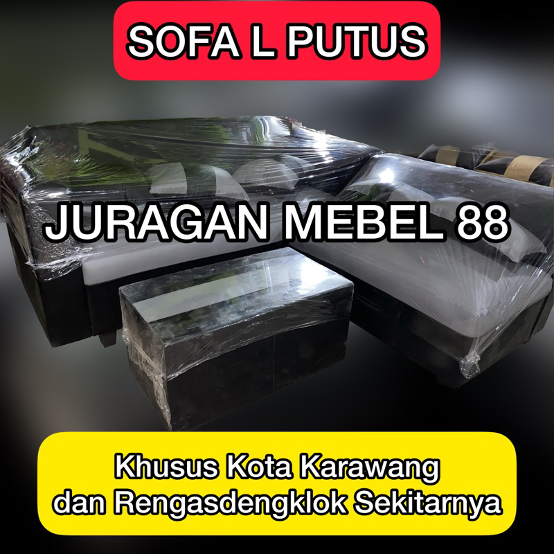 (GRATIS ONGKIR) SOFA L PUTUS / SOFA L MINIMALIS / SOFA L / SOFA KARAWANG / SOFA RUANG TAMU MINIMALIS