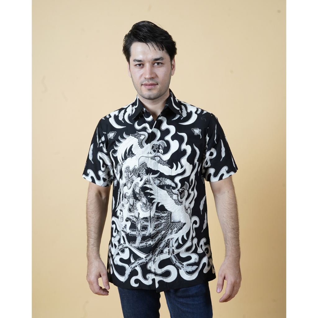 DANAR HADI - Kemeja Batik PE Peksi Jumantaka - 5PKJM.78.0923 - Hitam