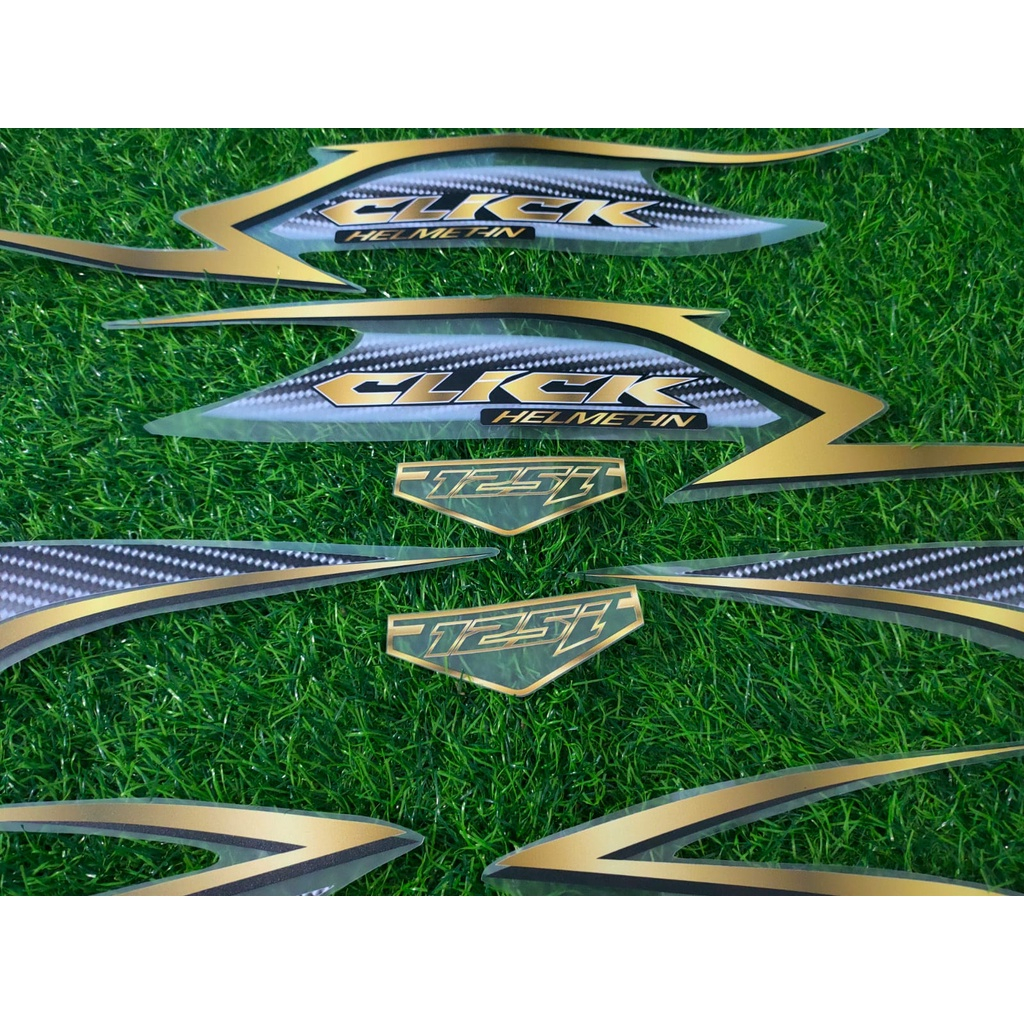 STRIPING TRANSPARAN VARIO 125 OLD KARBON GOLD