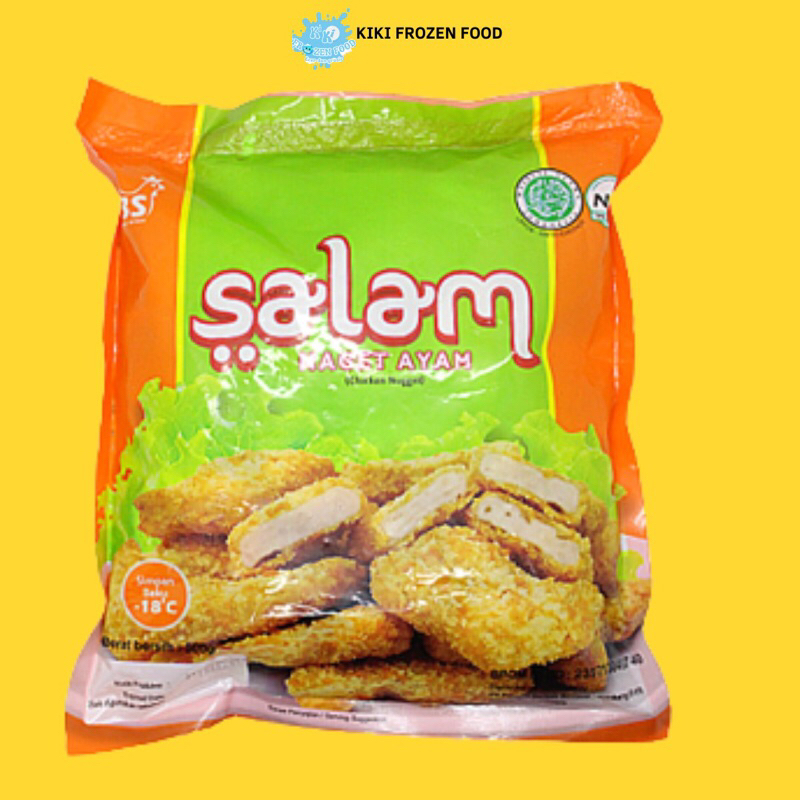 

Nugget ayam salam 500gr / Chiken nugget salam 500gr / Nugget salam