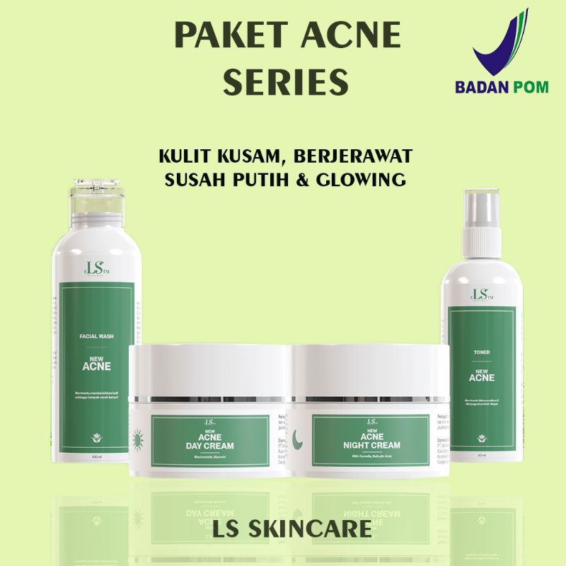 PAKET ACNE LS SKINCCARE / JERAWAT
