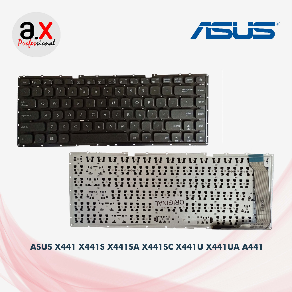 Keyboard ASUS X441 X441S X441SA X441SC X441U Black - Original