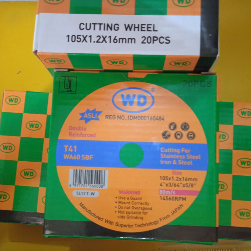 WD Cutting Wheel 20 pcs