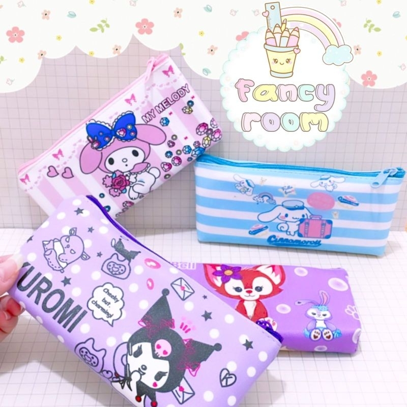 

Tempat Pensil Resleting Kain Kuromi Disney Melody --SP36