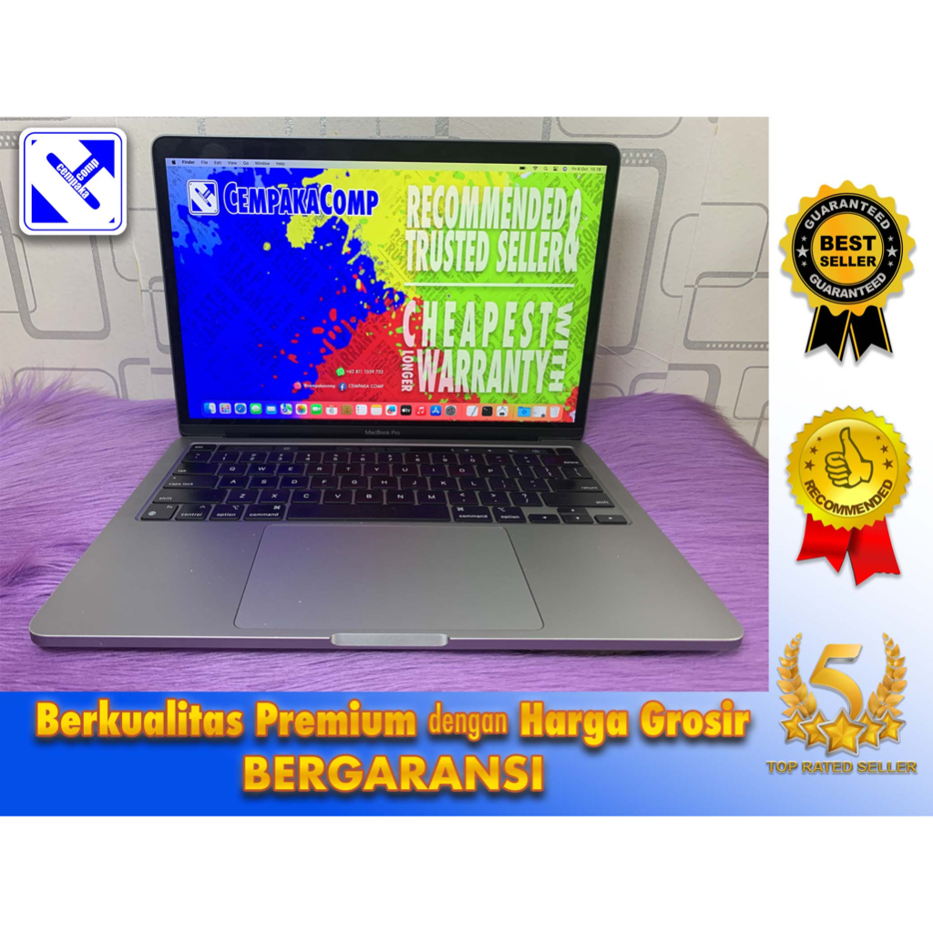 Macbook Pro Retina 13 2020 Apple M1 16GB SSD 256GB GARANSI