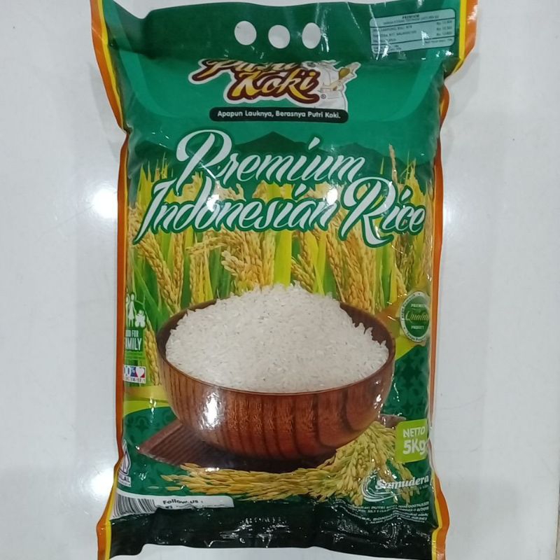 

Putri Koki - Hijau Beras 5 Kg Premiun Indonesian Rice