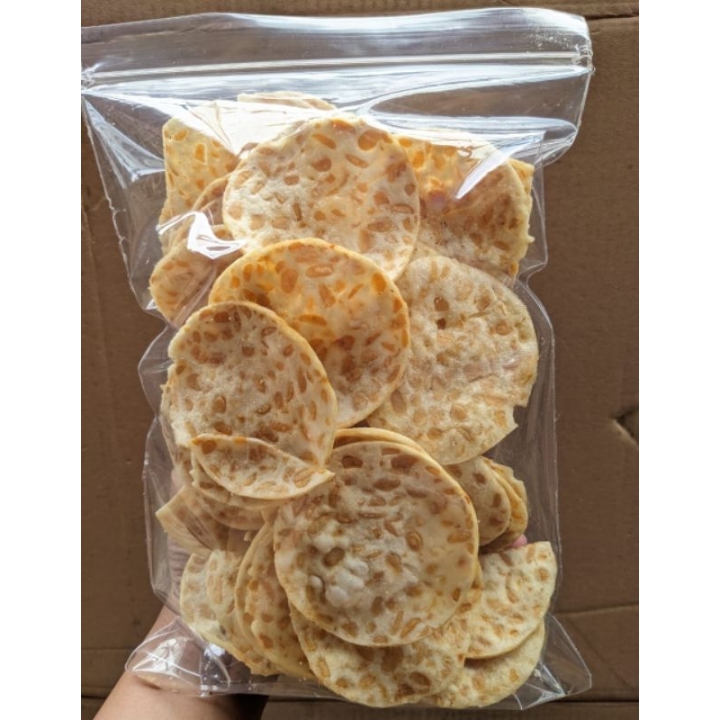 

Keripik Tempe Sagu Original Asin Kemasan 200Gr