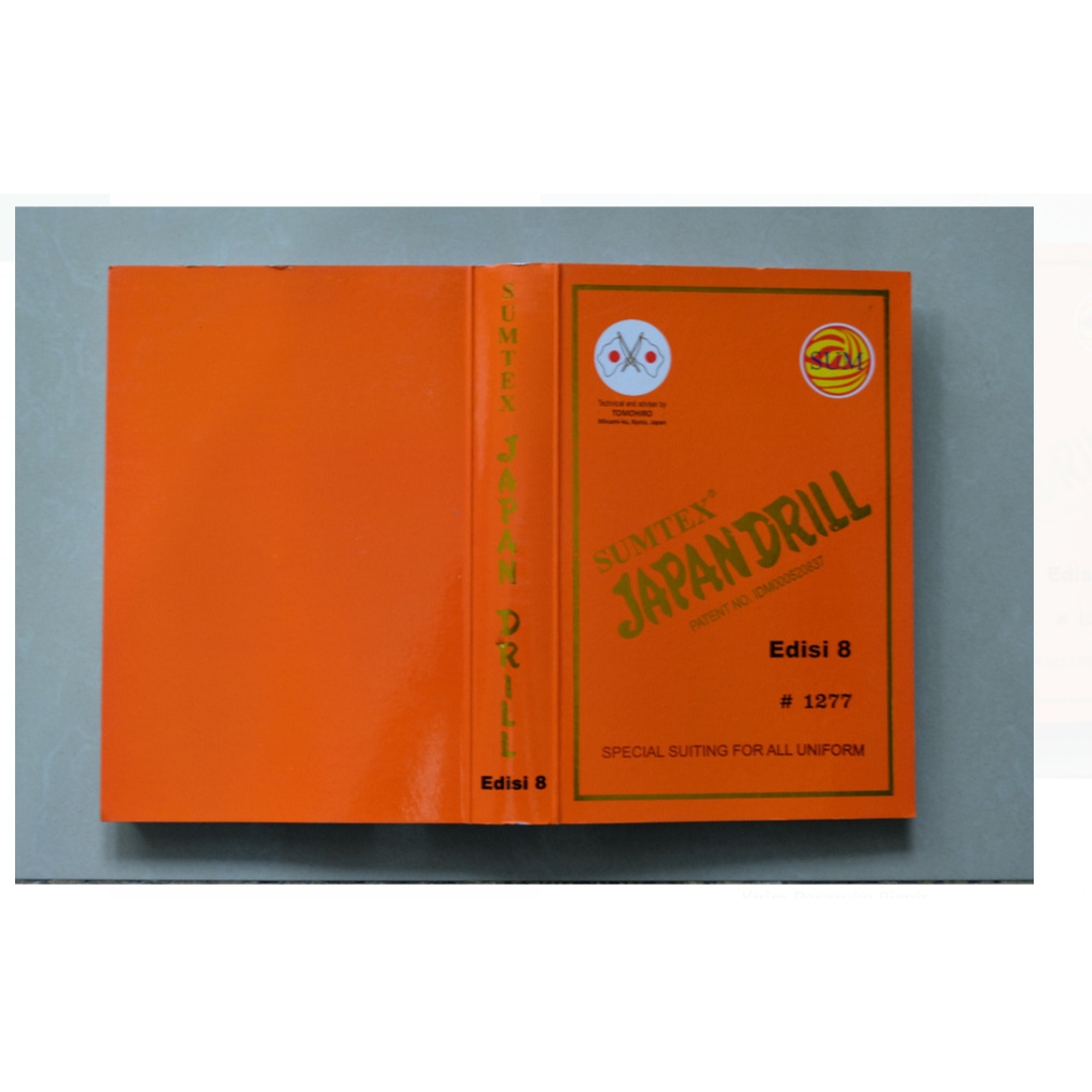 Kain Japan Drill bahan kain seragam Original Roll/Pis 2