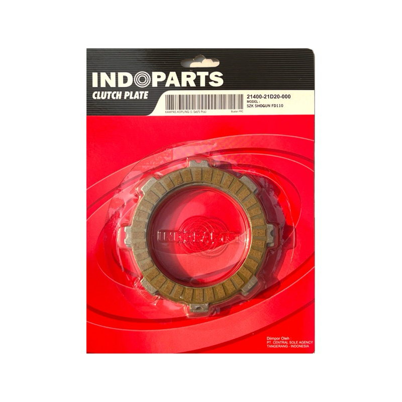 Kampas Kopling Plat Kopling Shogun 110 Shogun R 1set 5pcs Mrek Indoparts