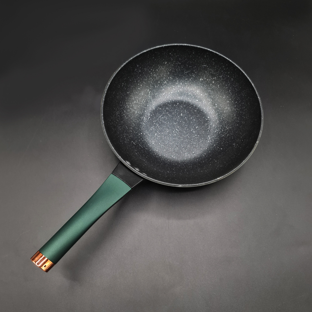 WAJAN SUPER TEBAL STAINLESS DENGAN TUTUP WOK PAN