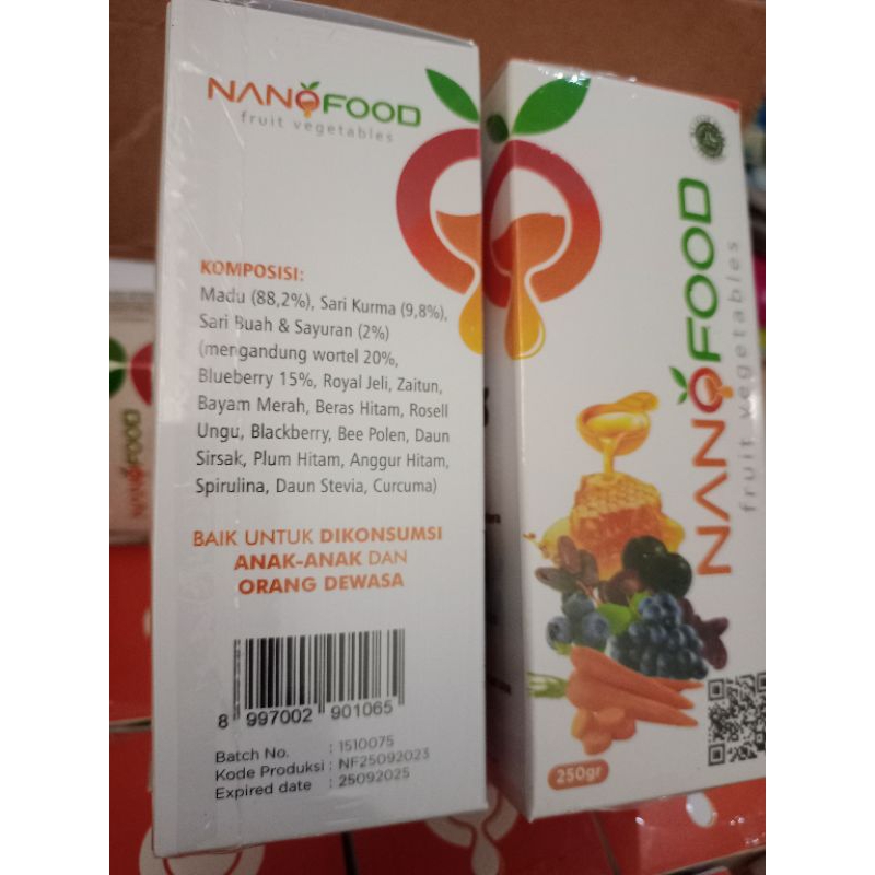 Nano Food 250g /Nikimaka Fruits Vegetables  untuk Dewasa dan Anak-anak (Kemasan Baru)
