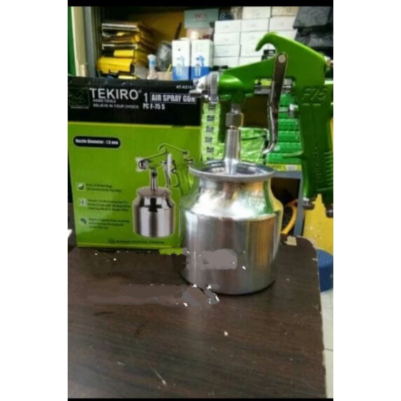 Spray gun tekiro F 75 S tabung bawah-air spray gun