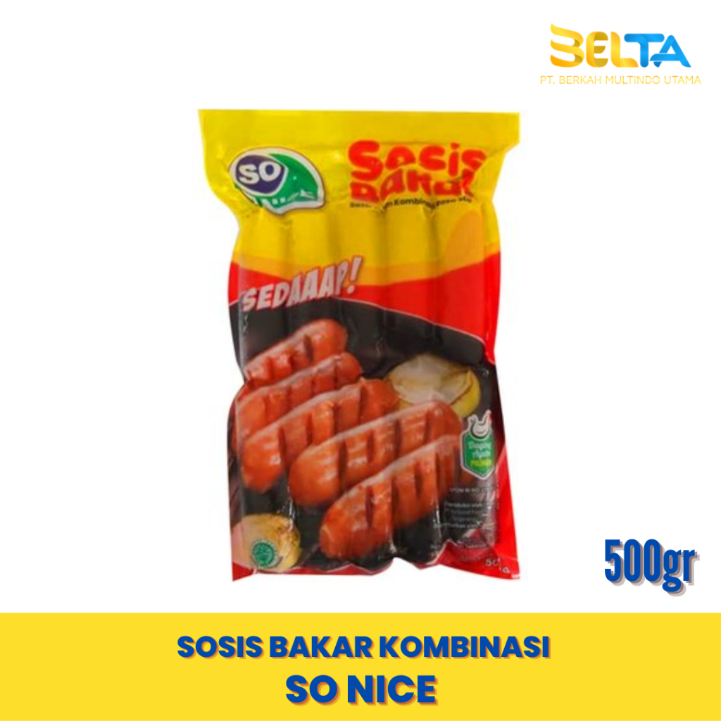 So Nice Sosis Bakar Isi 10 500g So Nice By So Good Distributor Frozen Food Bogor