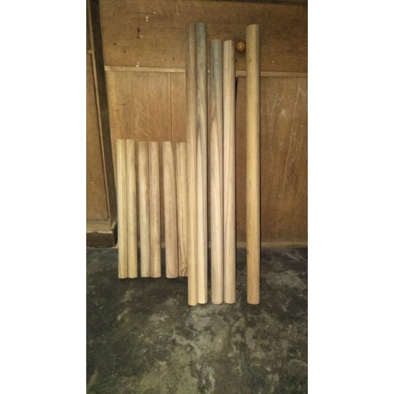 kayu jati dowel
